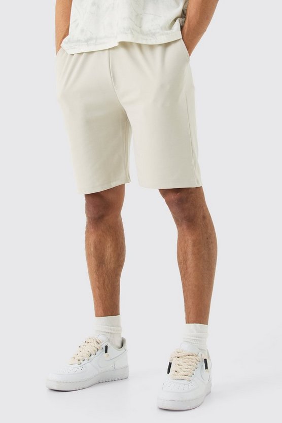 Lockere mittellange Premium Shorts