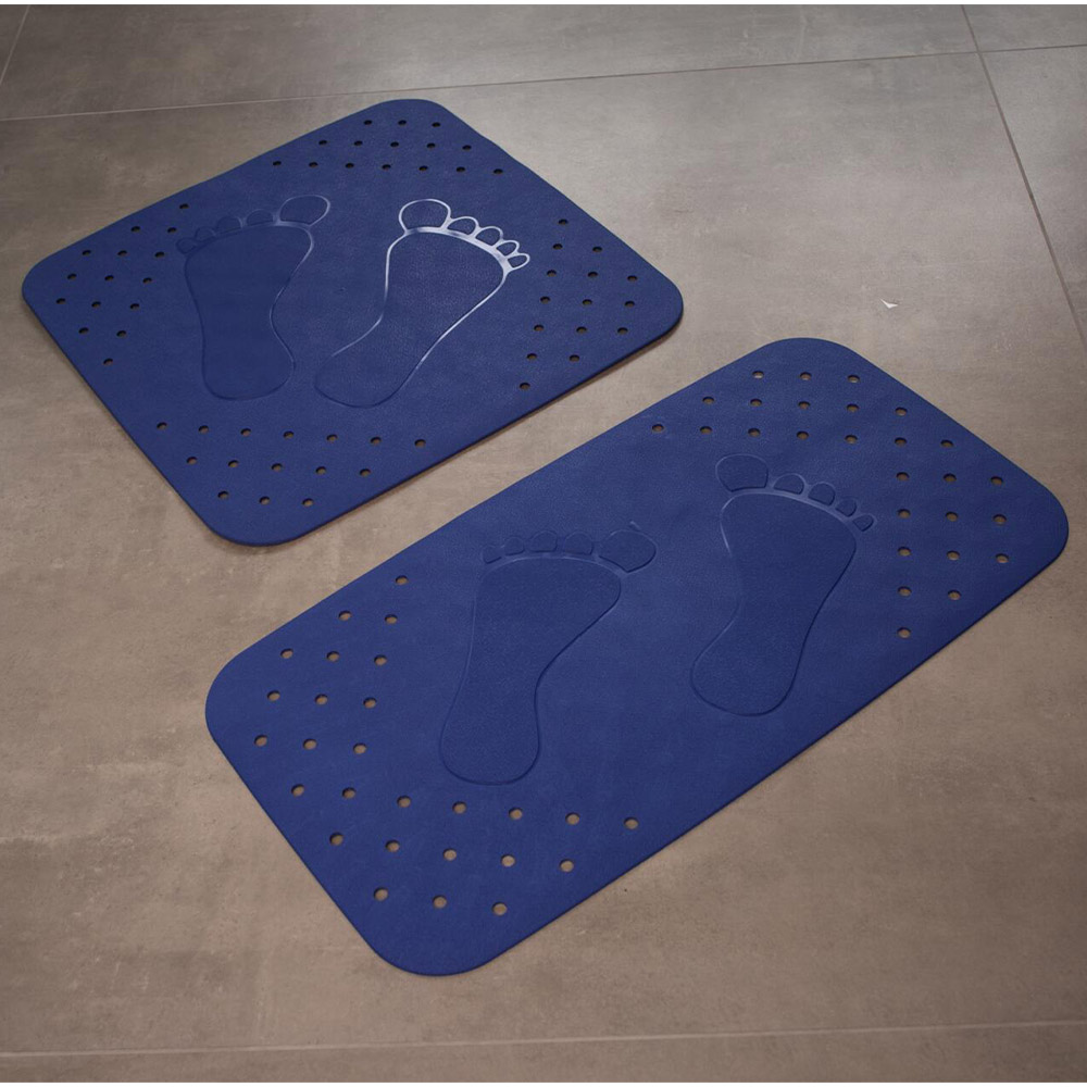 Ridder Badewanneneinlage Tecno ca. 38x89 cm, ultramarinblau, 100% TPE