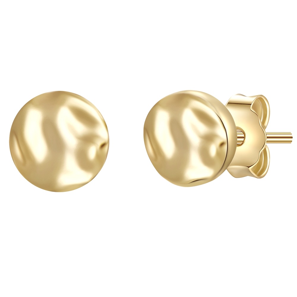 Glanzstücke München Puces d'oreilles en argent Cercle Argent sterling en Or jaune Boucles d'oreilles