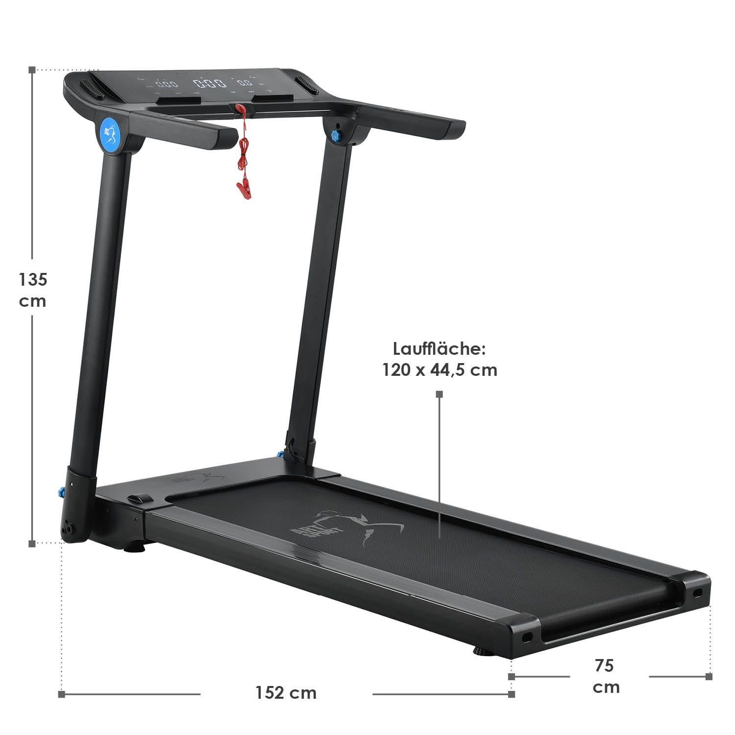 ArtSport Laufband Speedrunner SR1418, Ultra slim Design, 12 Trainingsprogramme, mit Pulssensoren