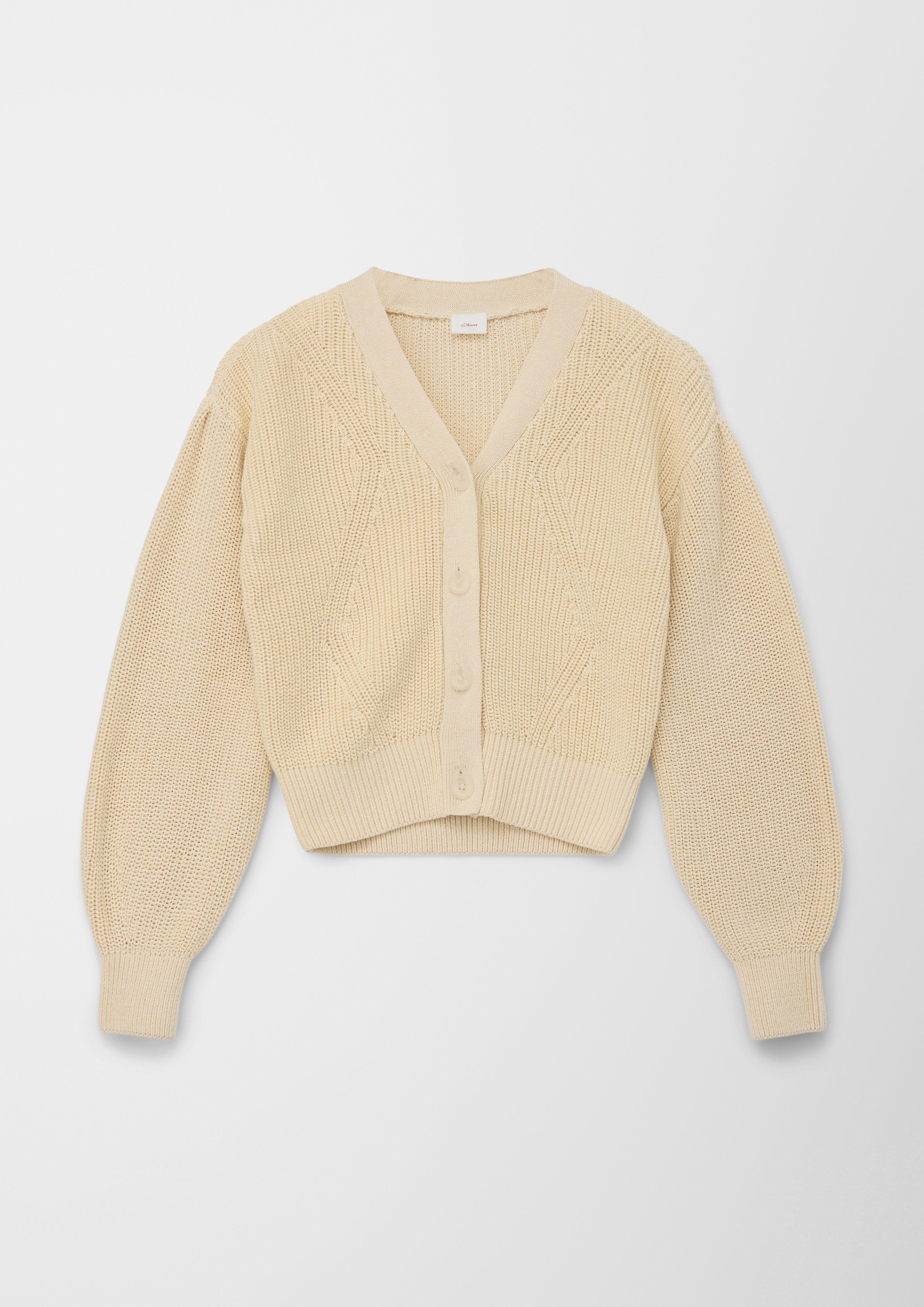 Strickjacke aus Baumwollmix  2128562-0805