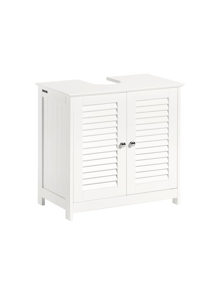 SoBuy Waschbeckenunterschrank in Weiß - (B)60 x (H)58 x (T)34cm günstig kaufen onesize