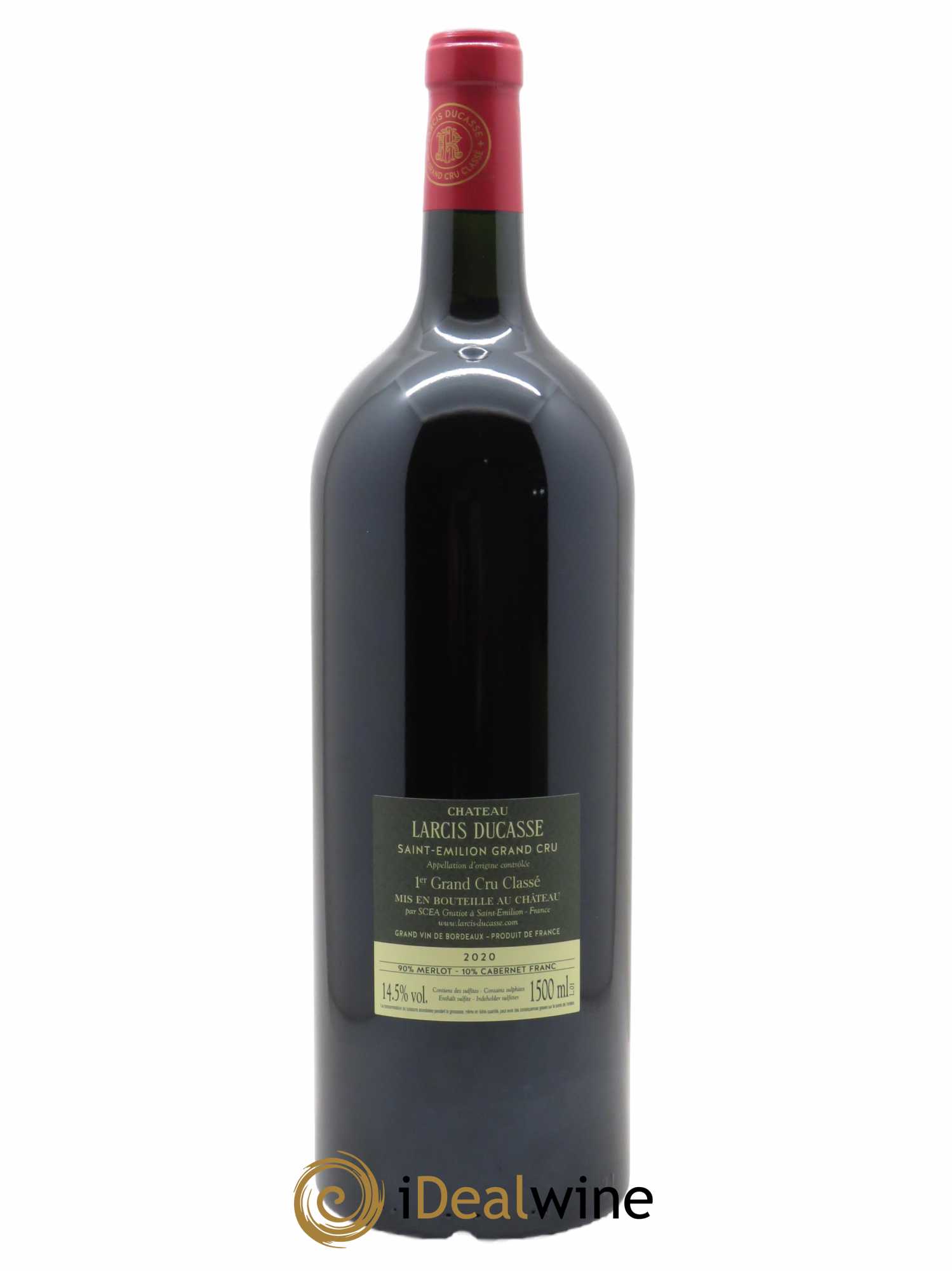 Château Larcis Ducasse 1er Grand Cru Classé B (CBO à partir de 6 MG) 2020 - Lot de 1 Magnum