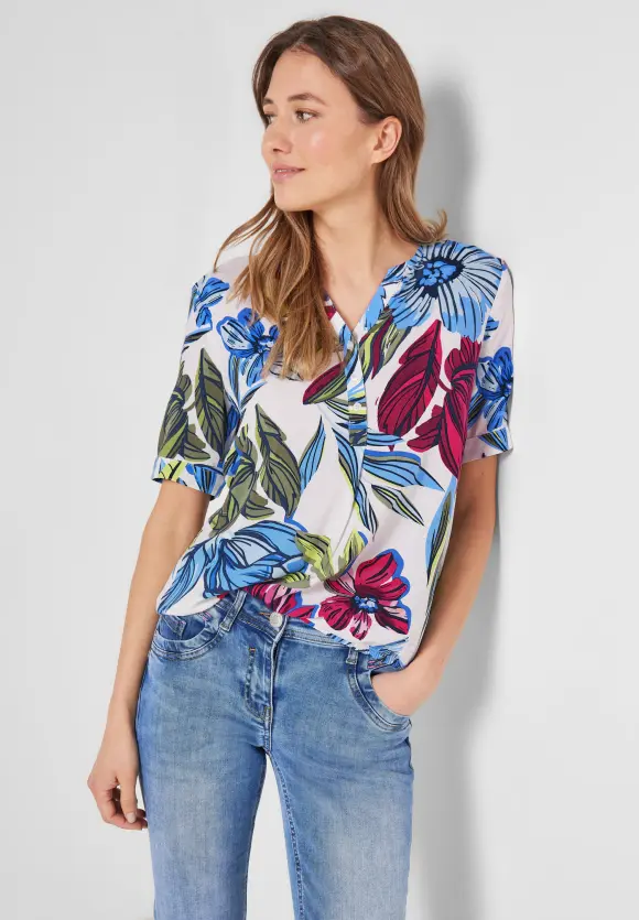 CECIL Bluse mit Blumenprint