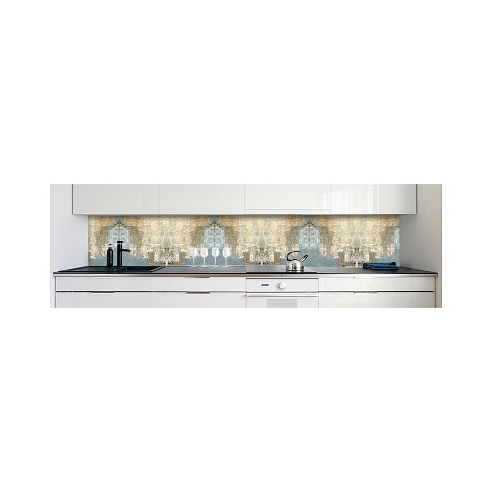 DRUCK-EXPERT Küchenrückwand Küchenrückwand Ethno Abstrakt Premium Hart-PVC 0,4 mm selbstklebend