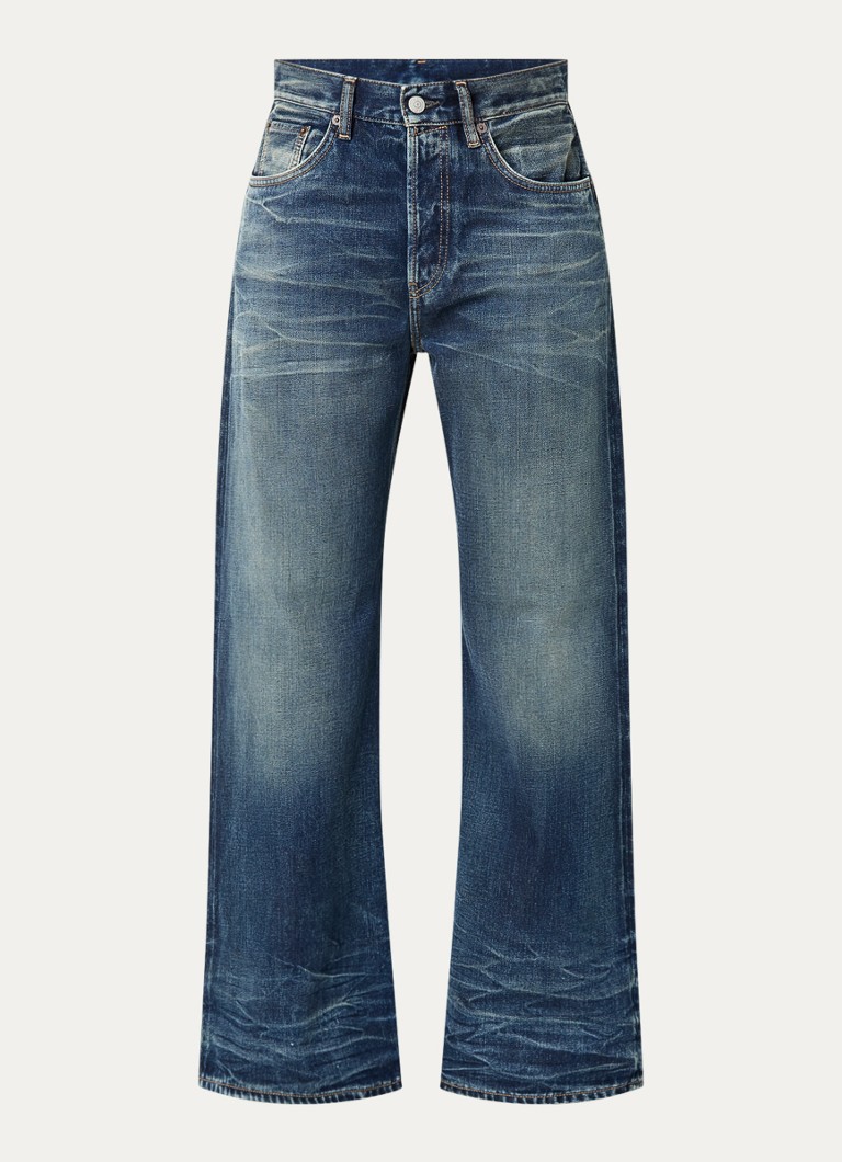 Voľné džínsy s vysokým pásom od Acne Studios s tmavým praním