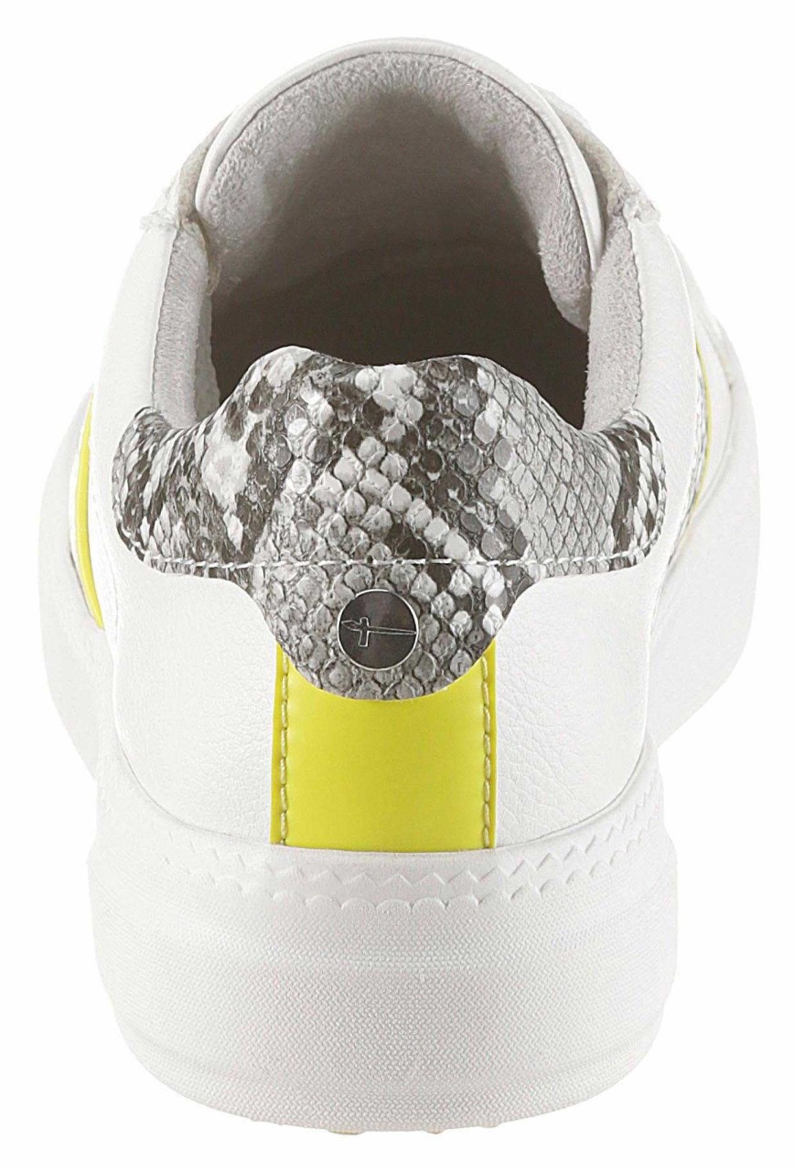 TAMARIS Sneaker weiss Da.-Schnürer