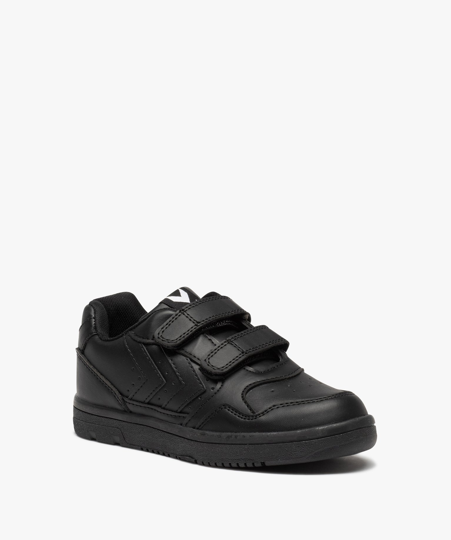 Baskets Garçon unies à scratch - Hummel Camden noir | GEMO