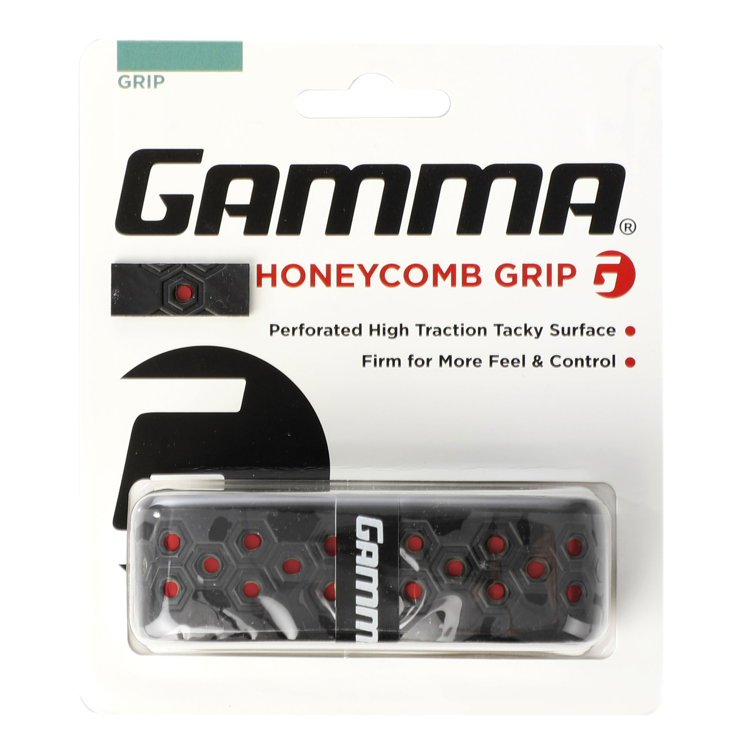 Honeycomb Cushion Grip 1er Pack - Schwarz, Rot