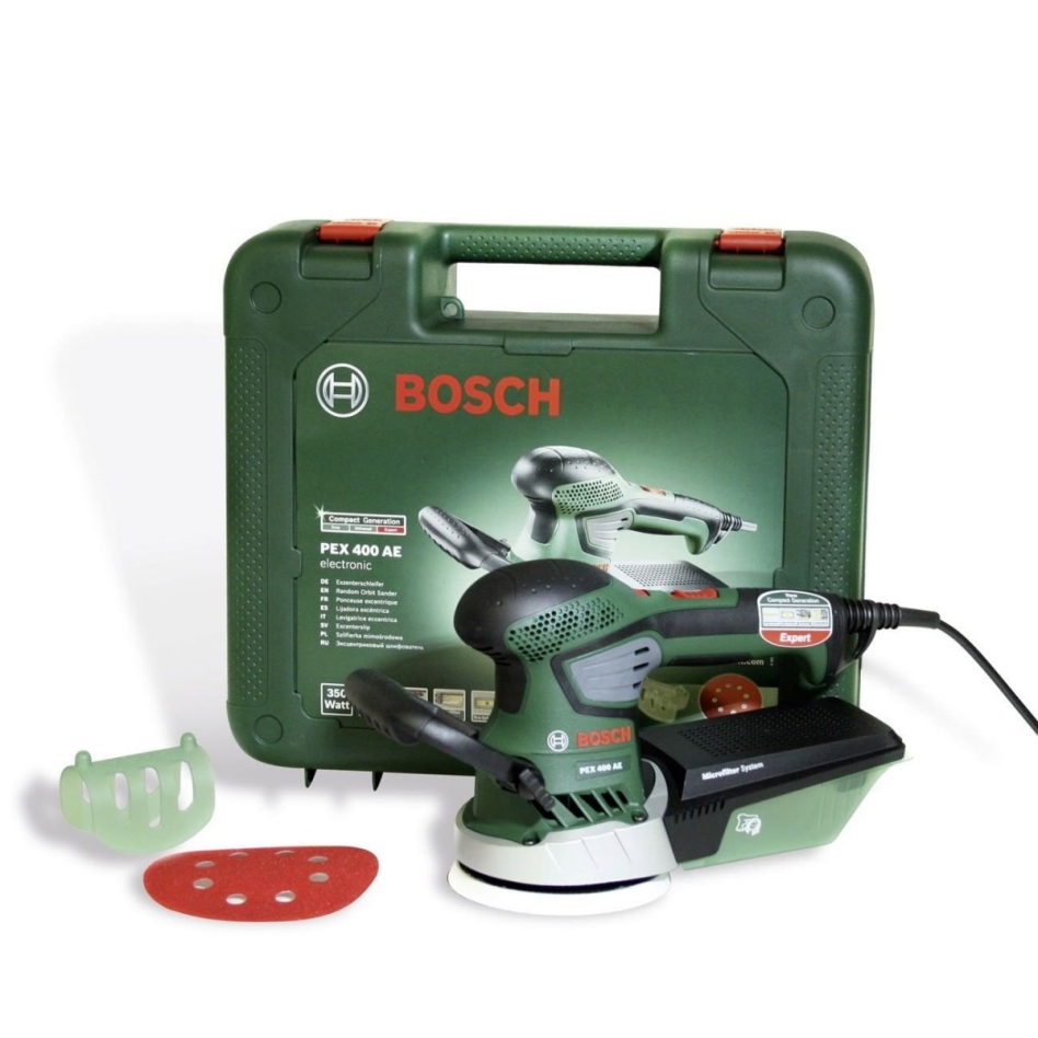 Bosch Green 06033A4000 PEX 400 AE Orbitalsliper 125 mm