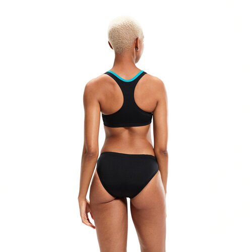 DAMEN BIKINI PLMT RCBK BRF 2PC AF BLACK/GREEN