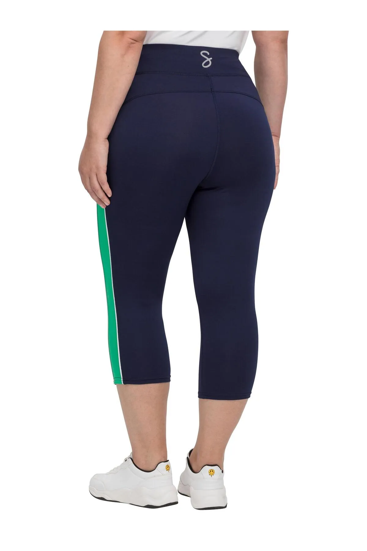 Sheego  Sport-Leggings - Blau - Mittlerer Bund