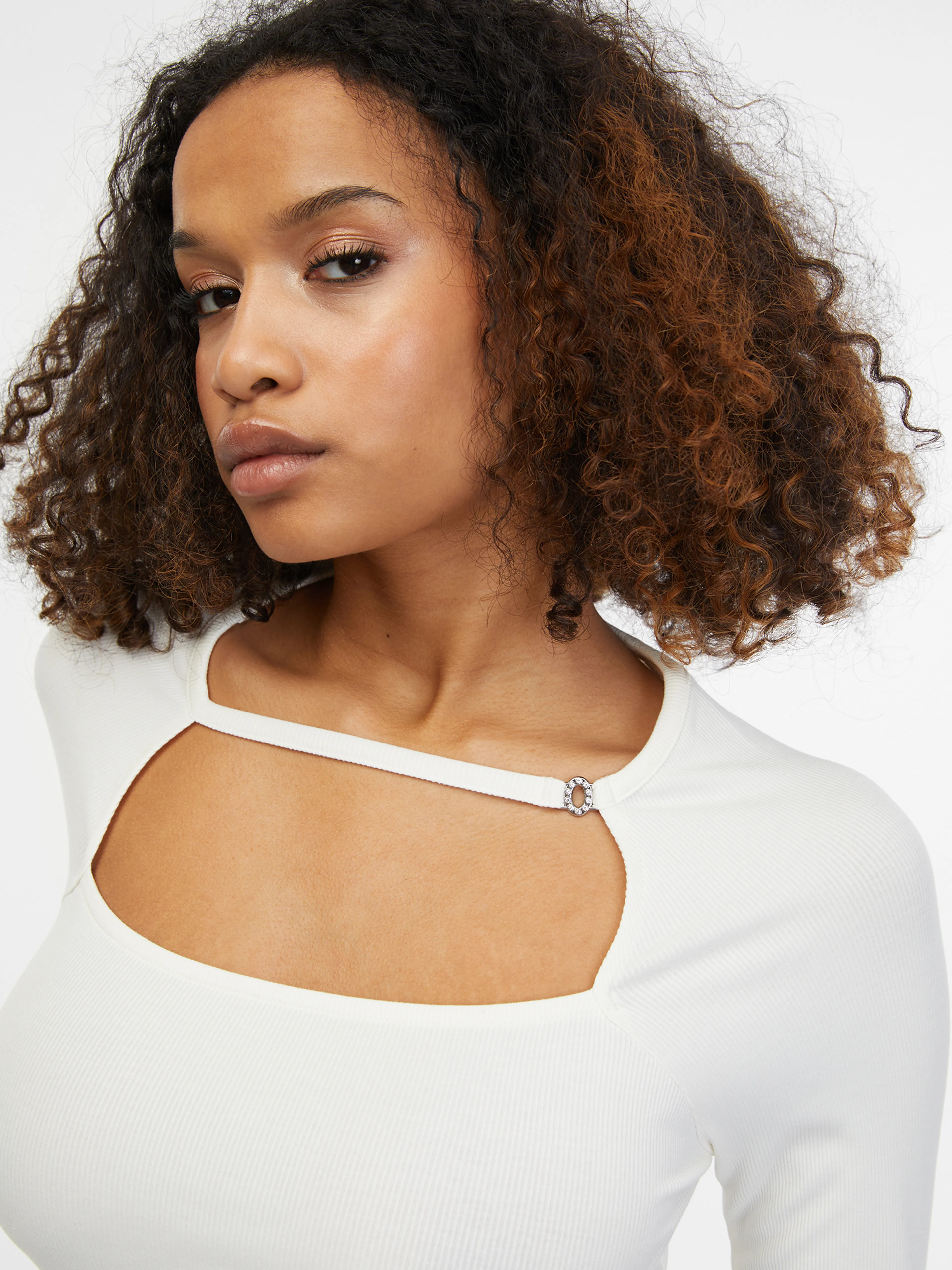 Weißes Damen-T-Shirt ORSAY