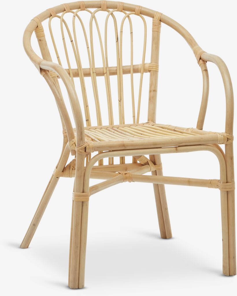 LISELEJE Fotel LISELEJE niski naturalny