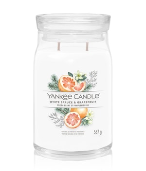 Yankee Candle White Spruce & Grapefruit Signature Jar Duftkerze-368 g