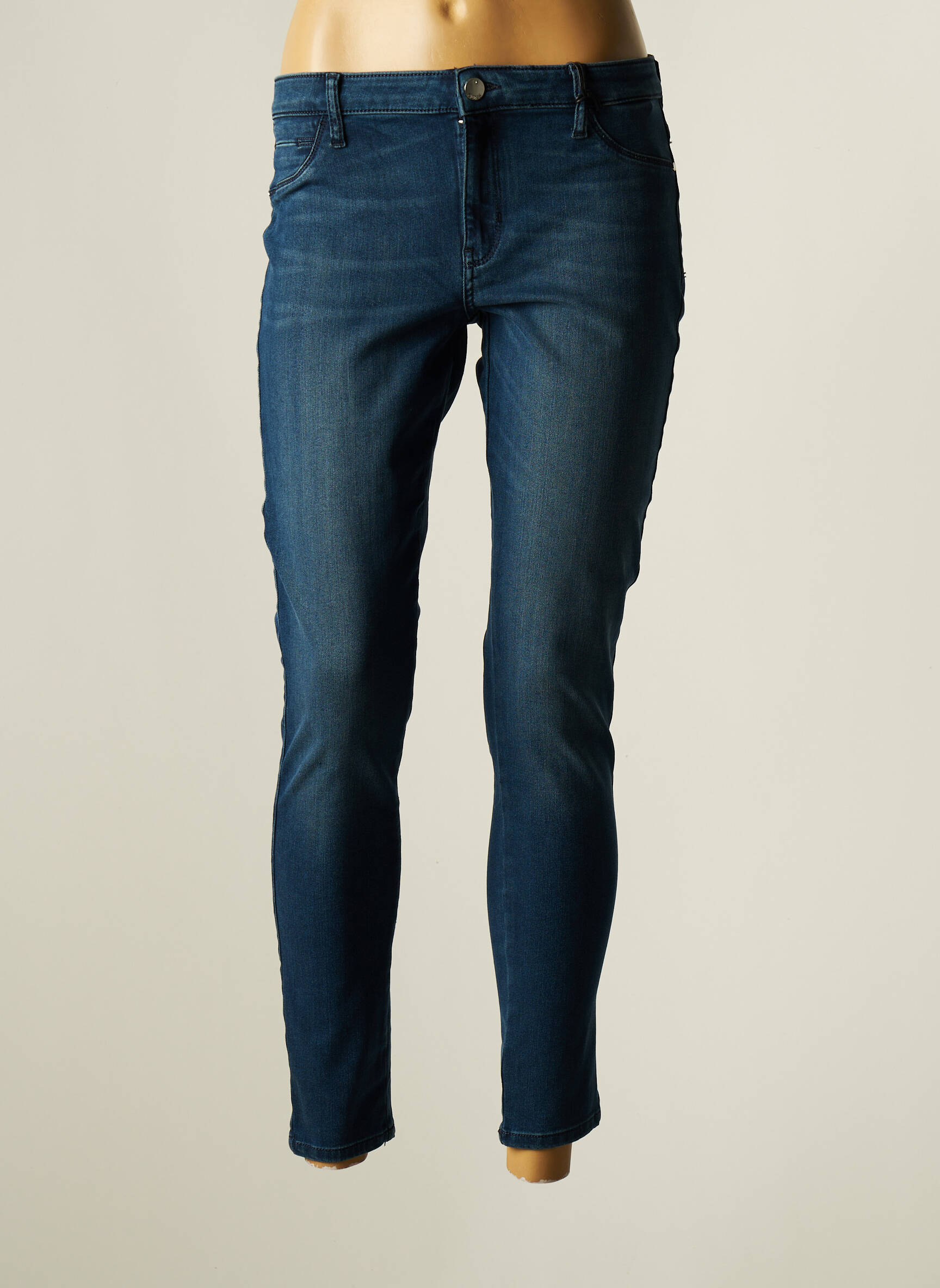 Guess Jeans Coupe Slim Femme couleur bleu