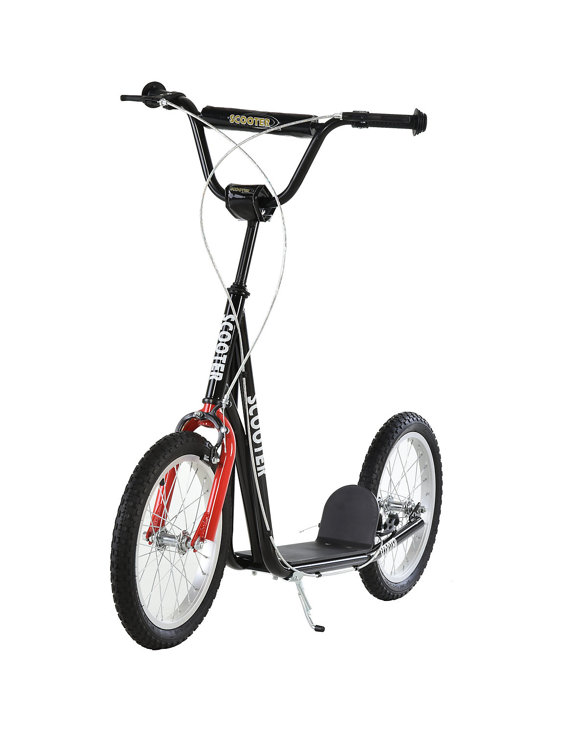 Kinderscooter mit Handbremse