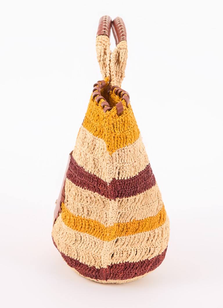 ba&sh Ara raffia handbag
