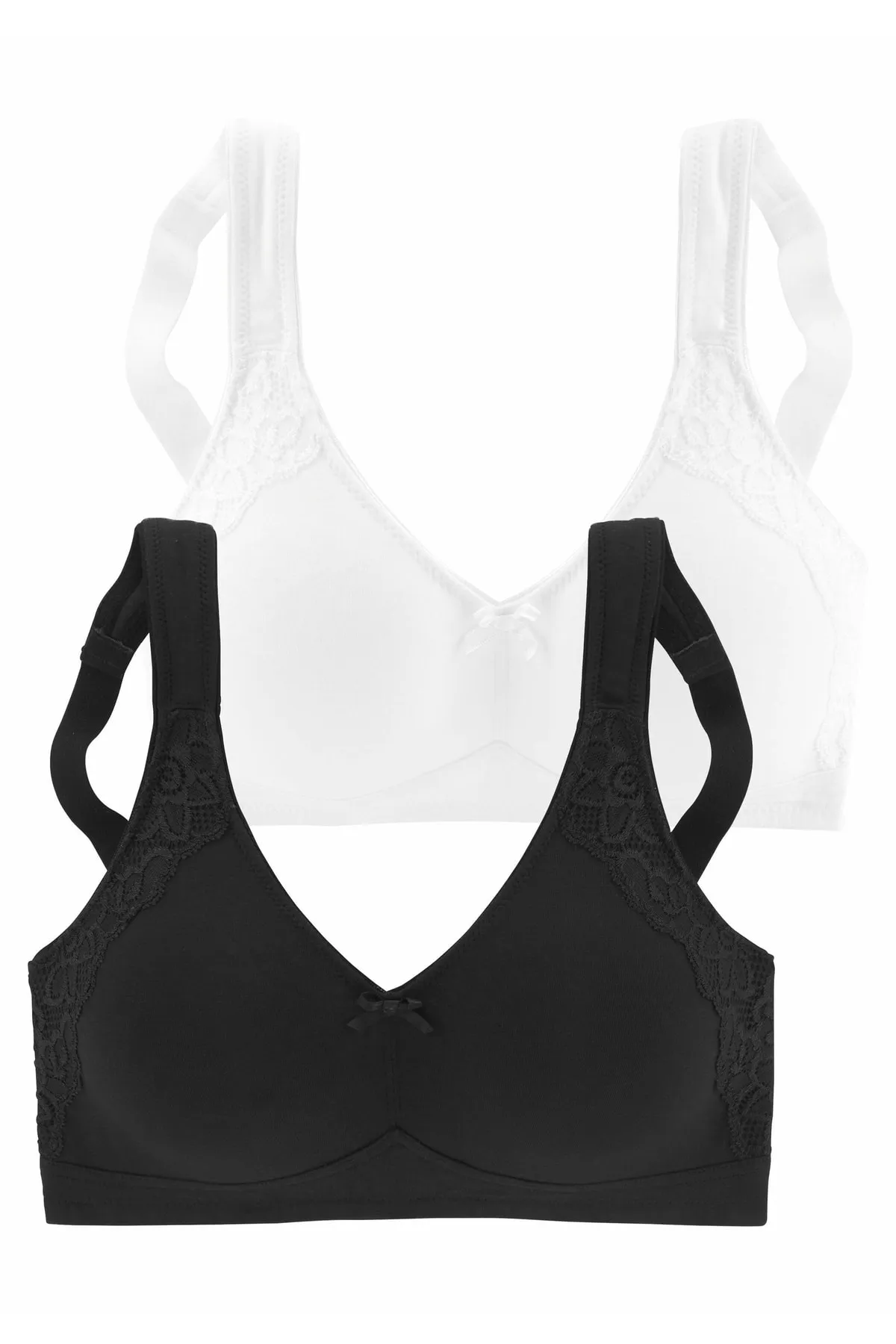 PETITE FLEUR  Basic-BH ohne Bügel (2 Stück)
