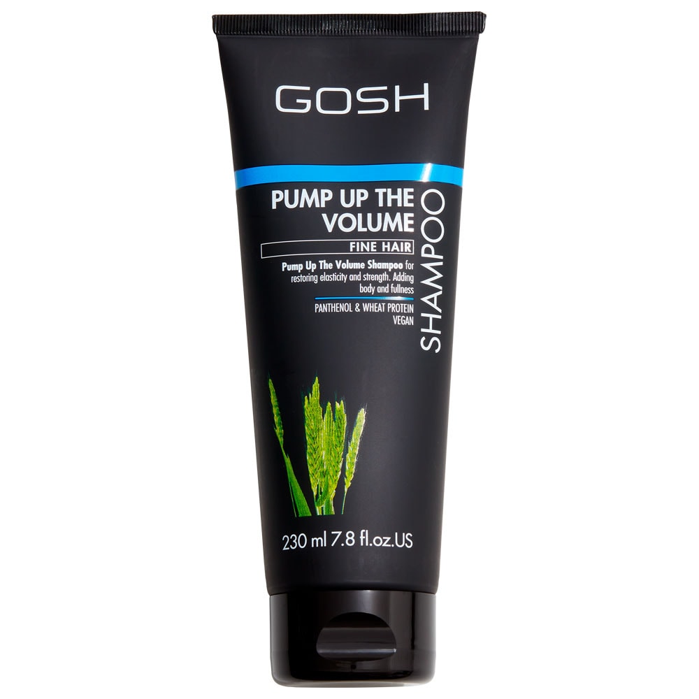 gosh copenhagen Pump Up The Volume Shampoo Shampooing Volumateur aux protéines de blé & Pro-Vitamin B5