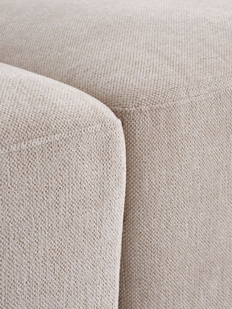 SKEJBY SKEJBY 5-seters modulsofa, åpen, sandstoff