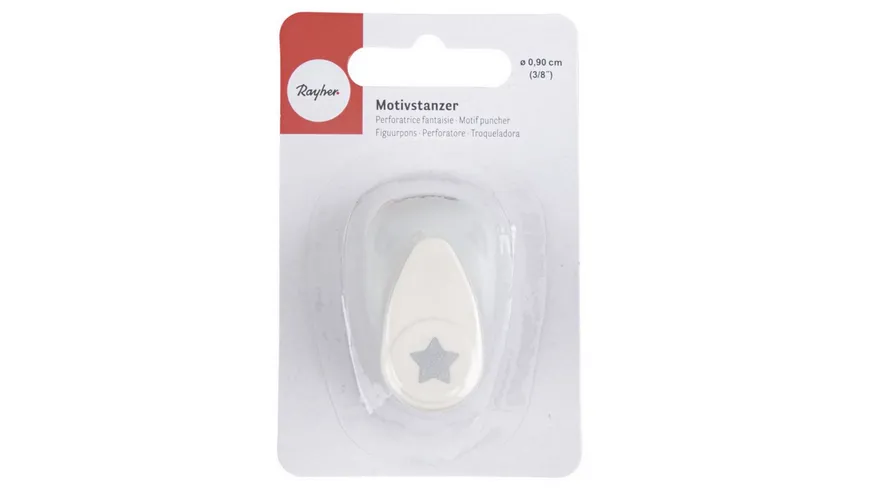rayher Motivstanzer Stern, 9mm ø