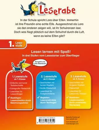 Leserabe - 1. Lesestufe: Lara und die freche Elfe in der Schule
