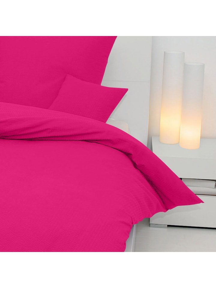 Janine Bettwäsche in fuchsia günstig kaufen