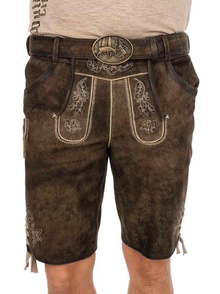 Spieth & Wensky Lederhose DETTELBACH in braun günstig kaufen
