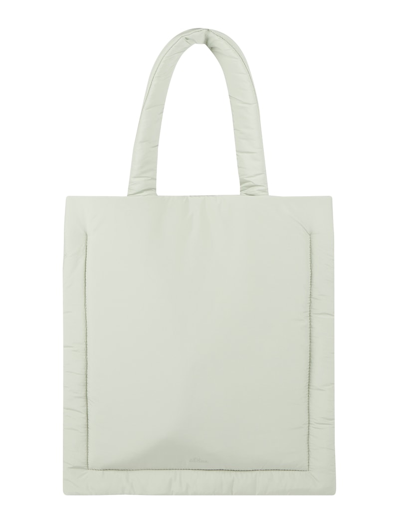 Tote Bag mit Frontfach in mint