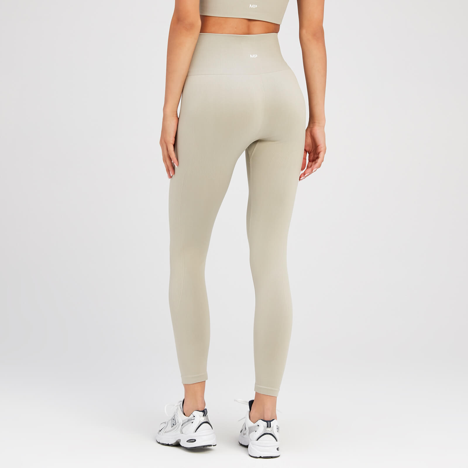MP Women's Shape Seamless 7/8 Leggings - Soft Grey