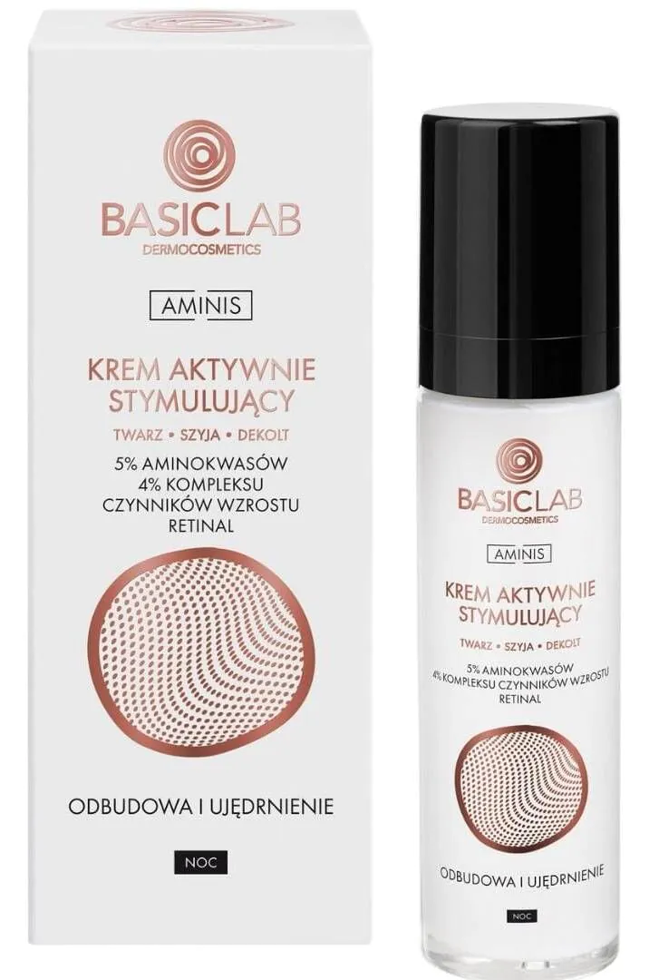 BasicLab Aminis Stimulerende Nat Ansigtscreme