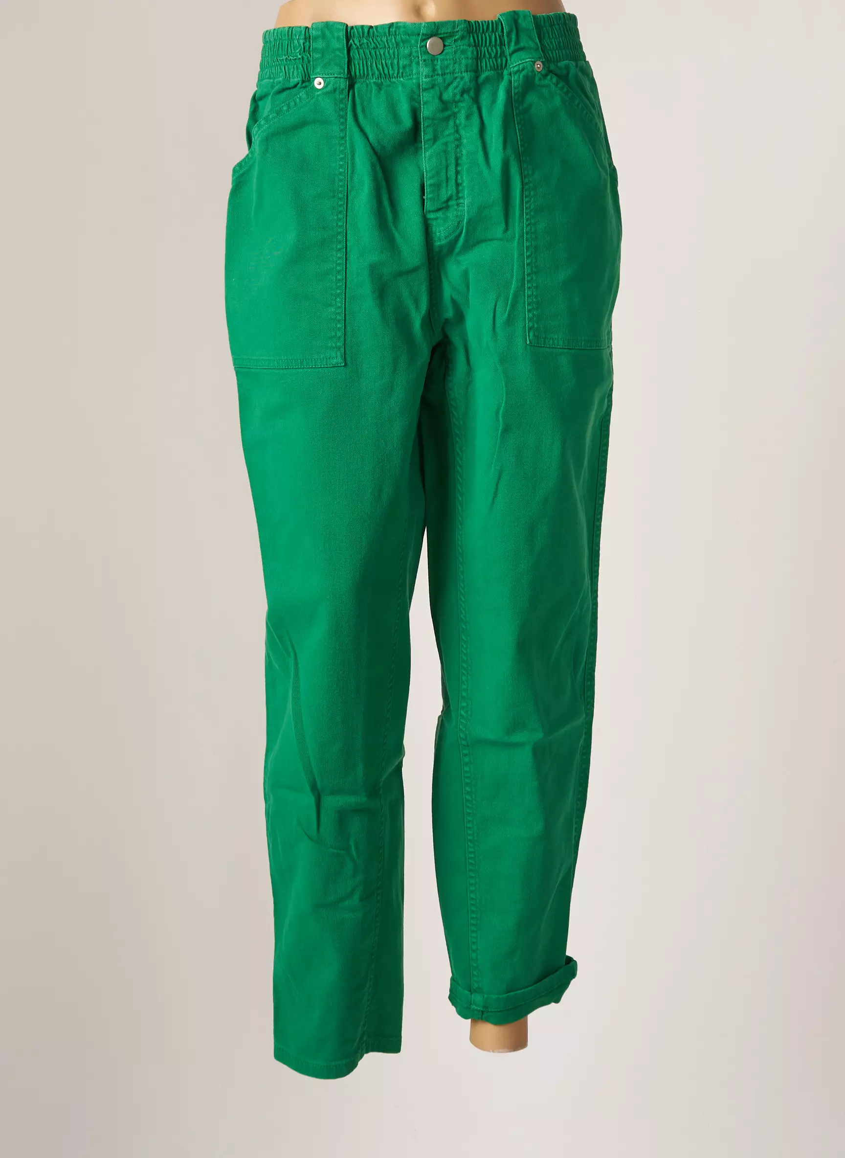 Margaux Lonnberg Pantalons Larges Femme couleur vert