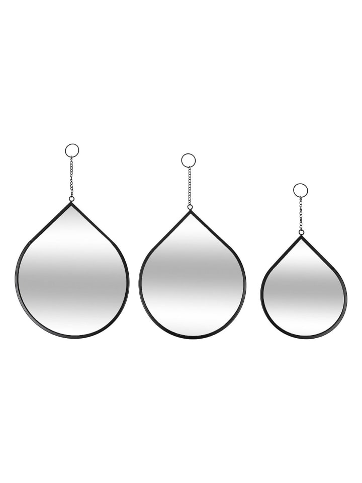 Atmosphera Créateur d'intérieur Metallspiegel in schwarz günstig kaufen onesize