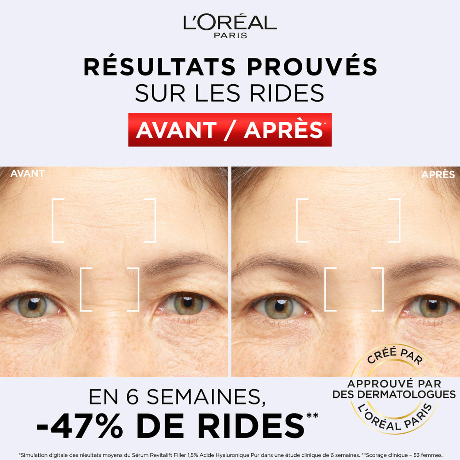 L'Oréal Paris Revitalift Filler Sérum Anti-rides Acide Hyaluronique Concentré