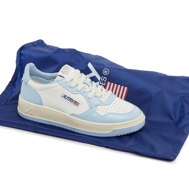 Autry Wmns Medalist Low leat/leat wht/st blue
