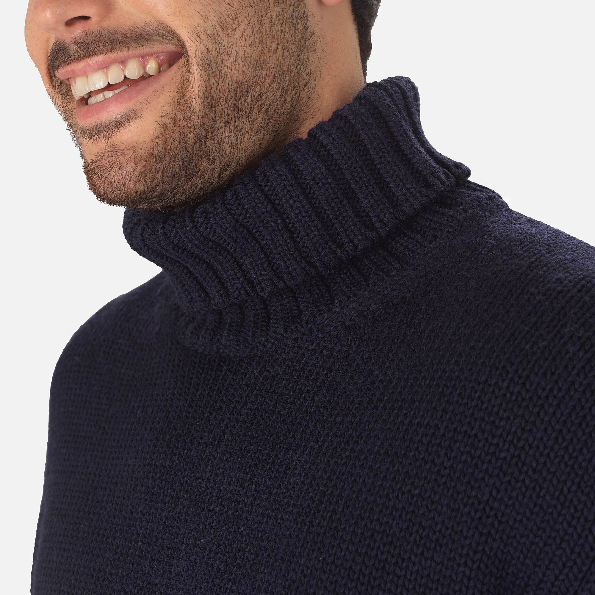 Pull Over en maille à col roulé