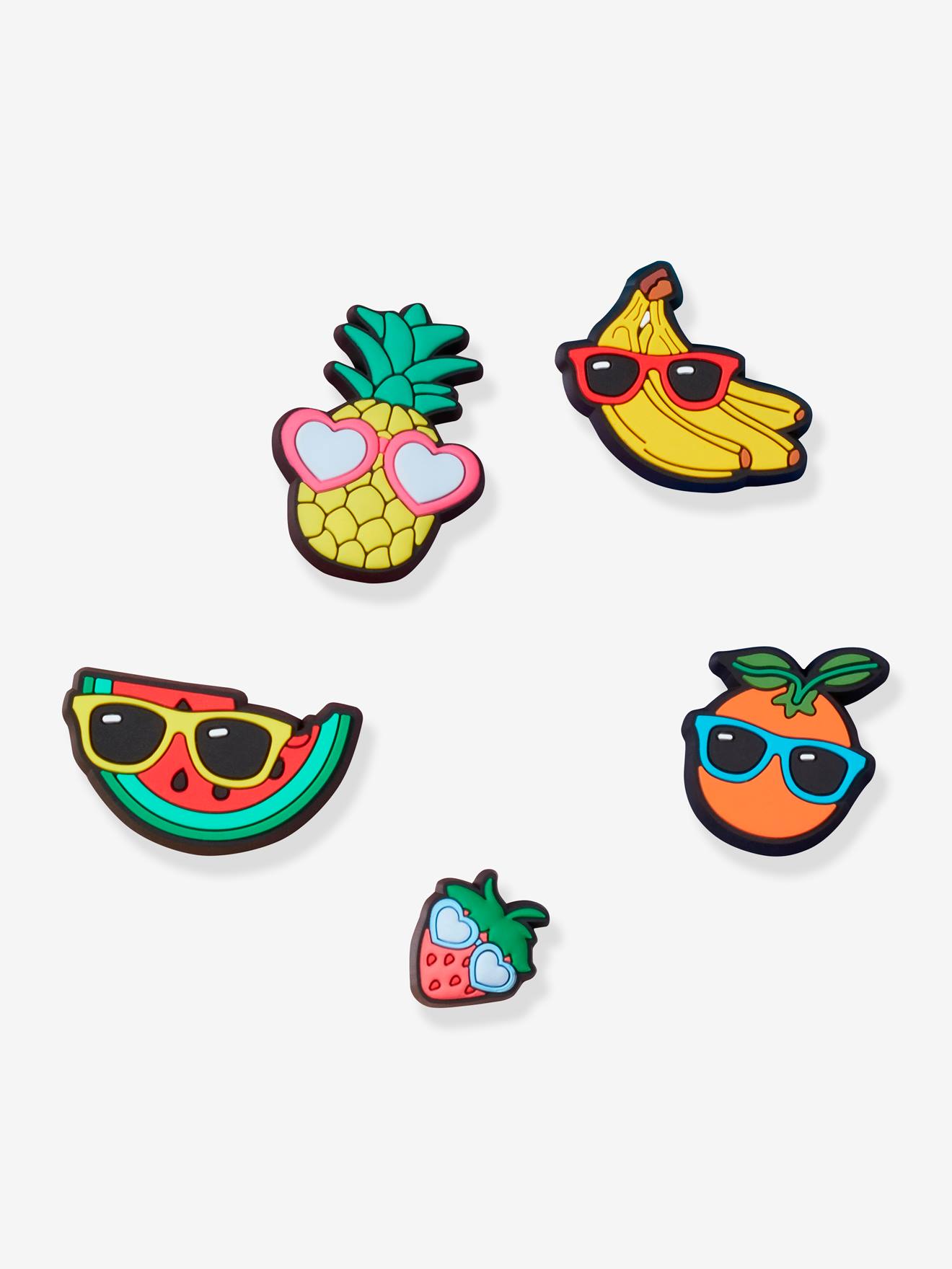 Crocs 5er-Pack Kinder Schuhanstecker CUTE FRUIT SUNNIES Jibbitz CROCS - mehrfarbig