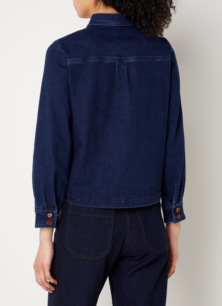 Camicia in chambray con tasche sul petto di Sessùn Guggen