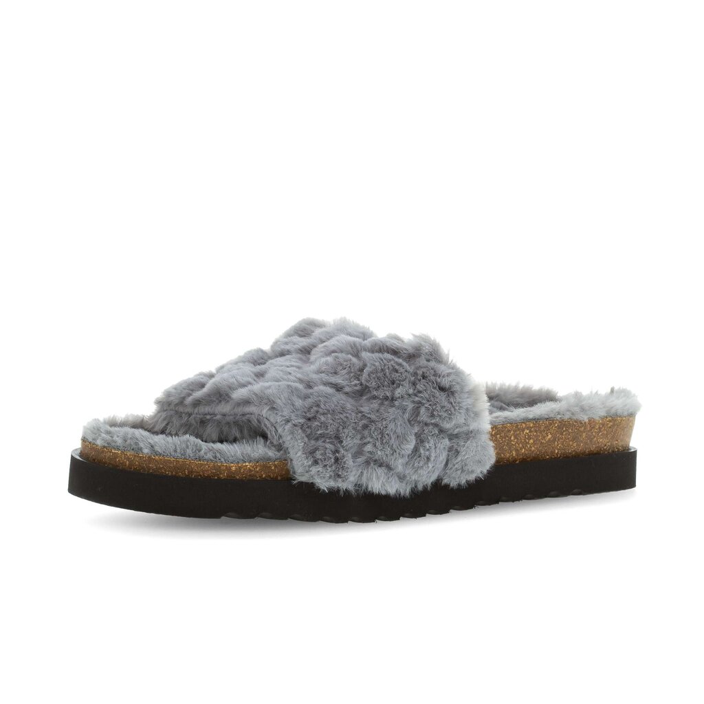 Gabor fashion Plüschhausschuh grau