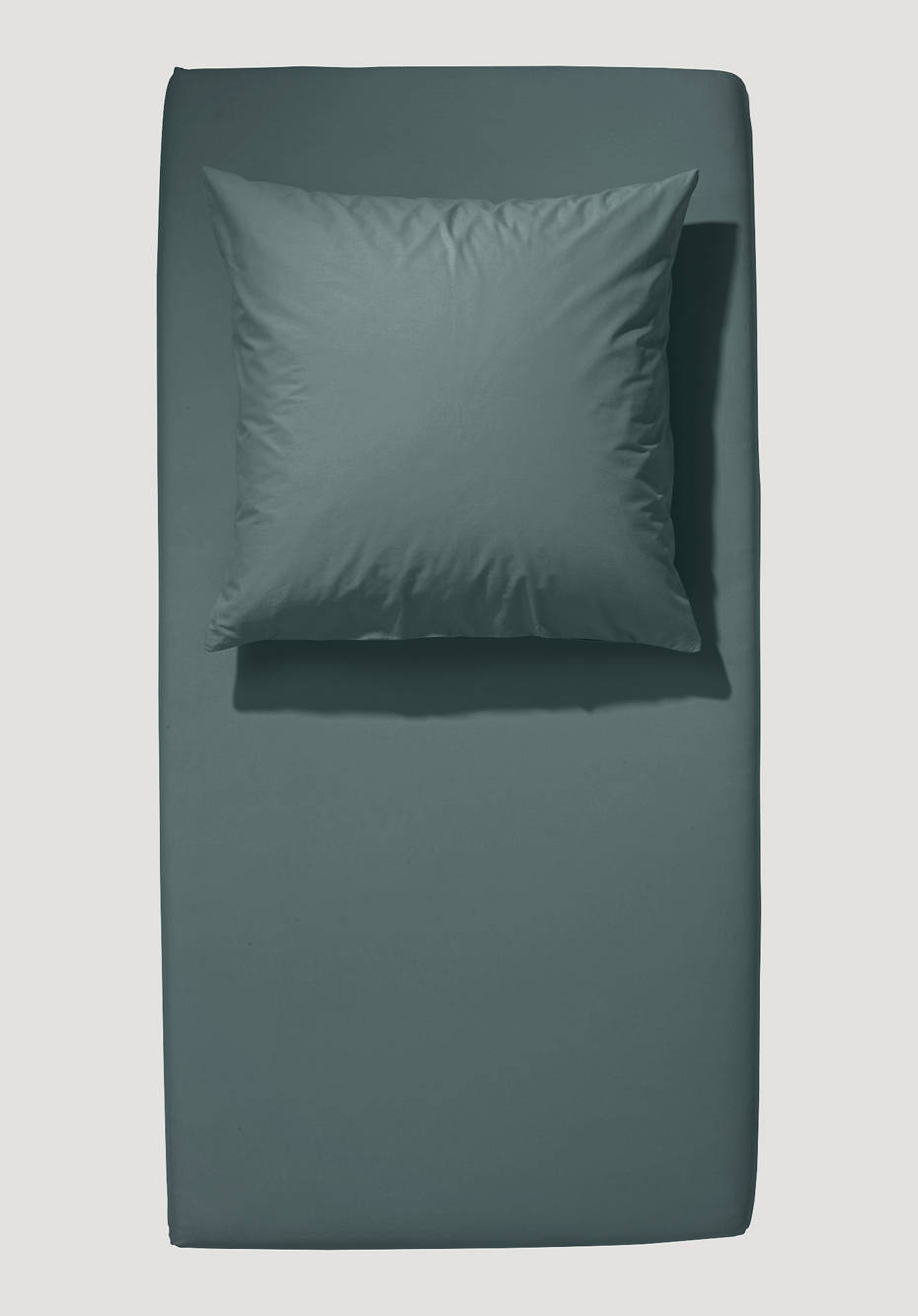 Satin-Spannbetttuch aus reiner Bio-Baumwolle