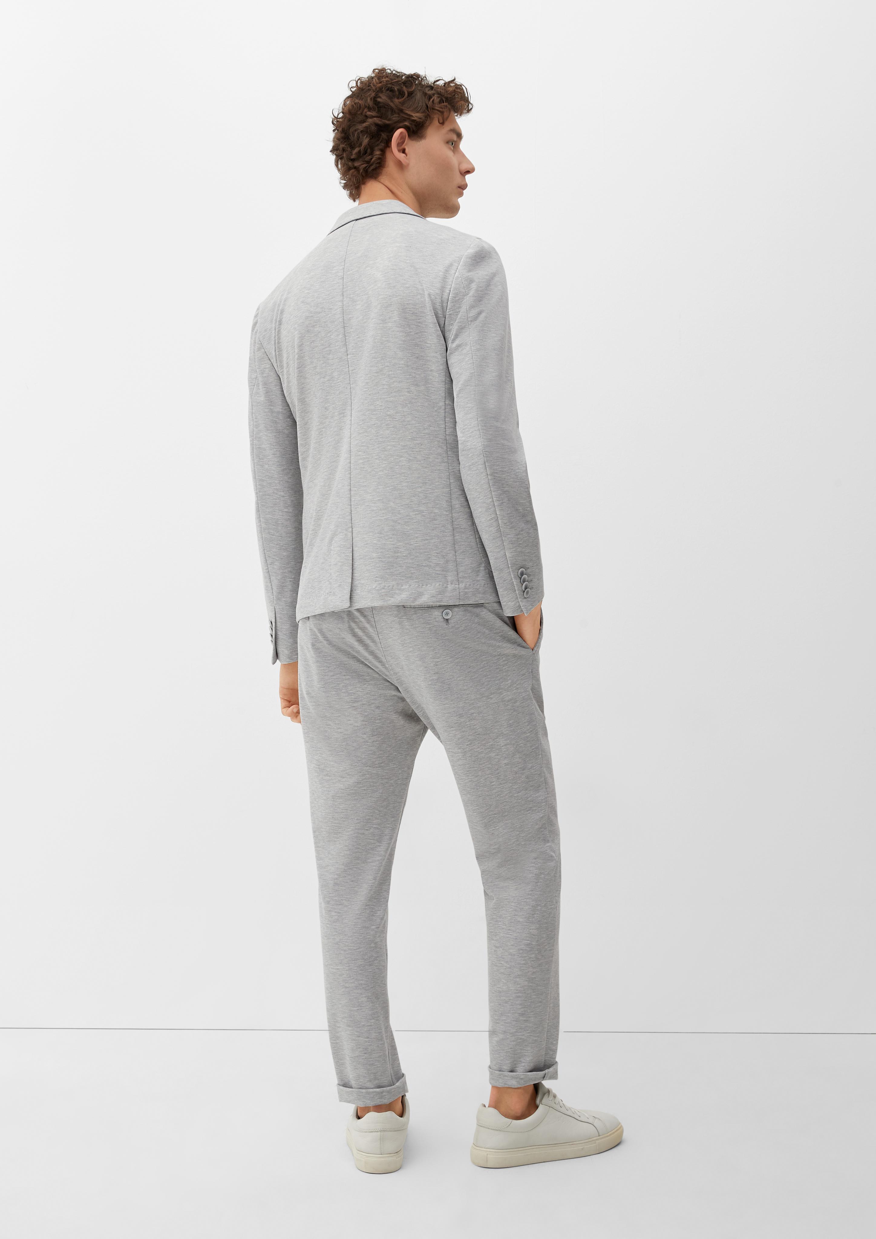 Slim: Joggsuit-Sakko aus Stretch-Jersey  2130159-91W2