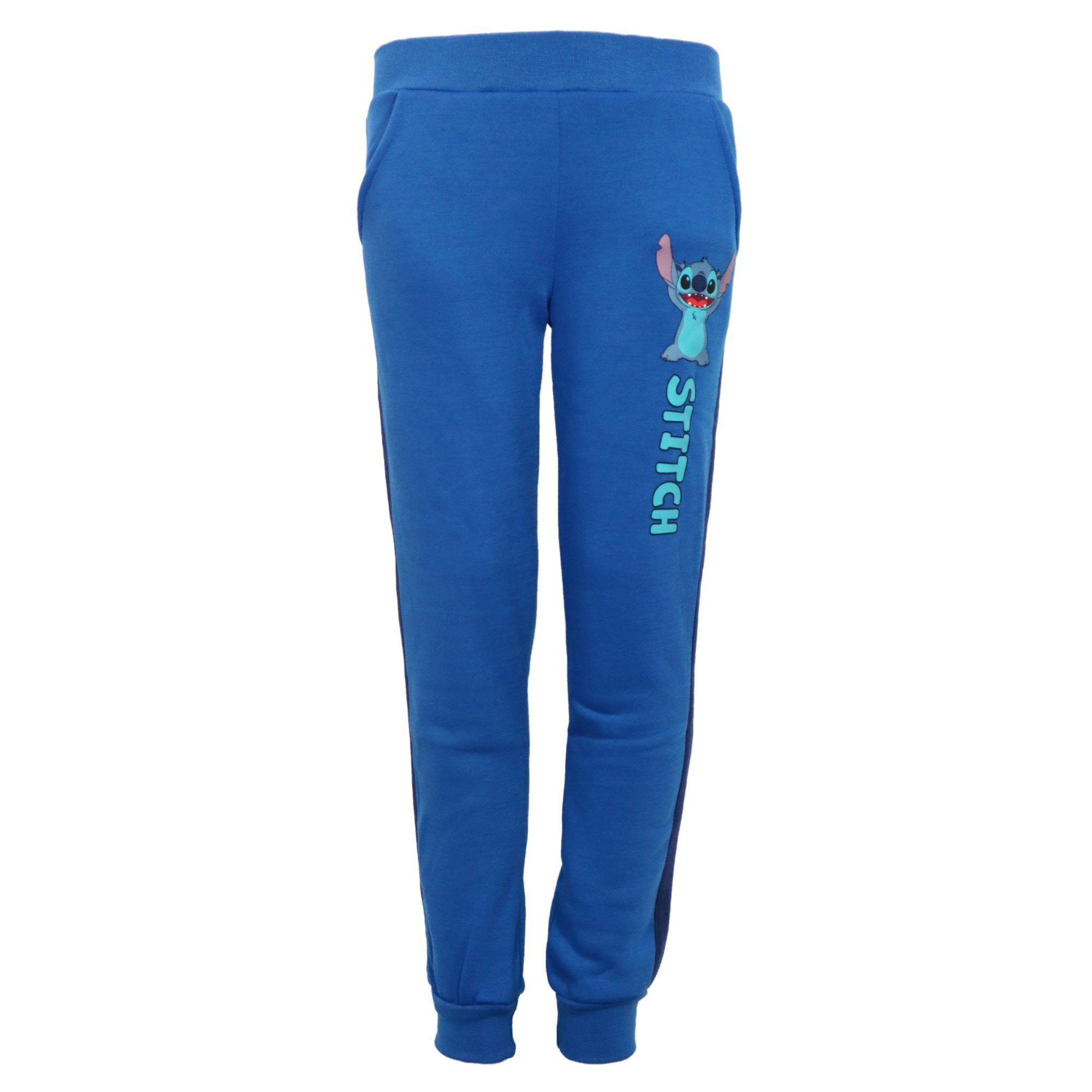 Jogginganzug  Stitch Kinder Fleece Joggingset Sporthose Hose Jacke, Gr. 92 bis 128