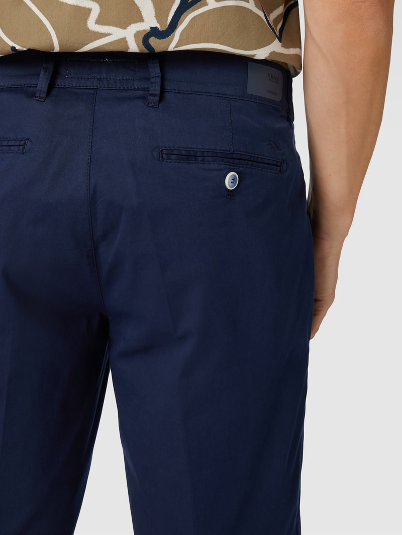 Bermudas mit französischen Eingrifftaschen Modell 'Bozen' in marineblau