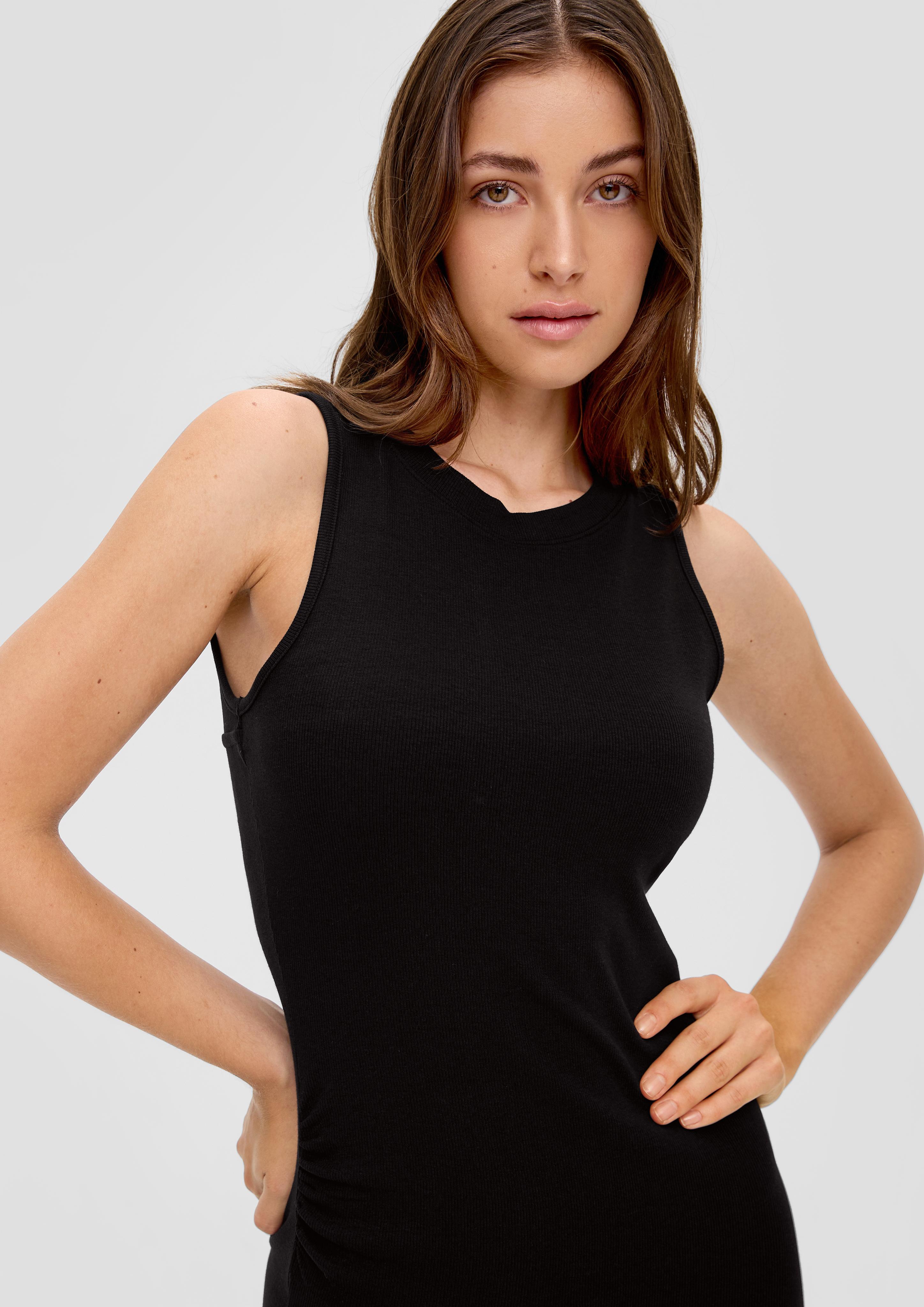 Rippkleid aus Baumwollstretch  2134362-9999