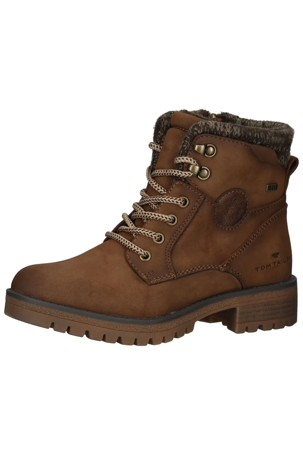 Tom Tailor  Stiefelette - Beige - Blockabsatz