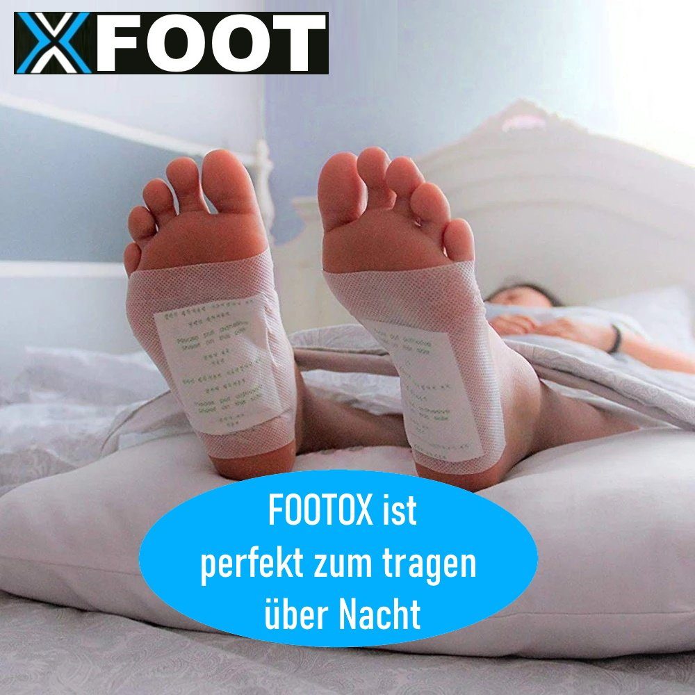 MAVURA Fußbetteinlage XFOOT Fußpflaster Fusspflaster Wellness Fußpflege Vital (20-tlg), Bambus Pflaster [2erSet]