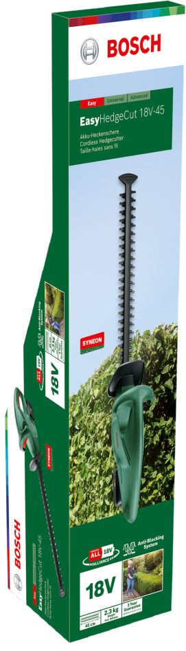 Bosch Green 0600849H02 EasyHedgeCut 18-45 Akku Hækkeklipper 1x 18V 2,0 Ah og Oplader AL1810CV