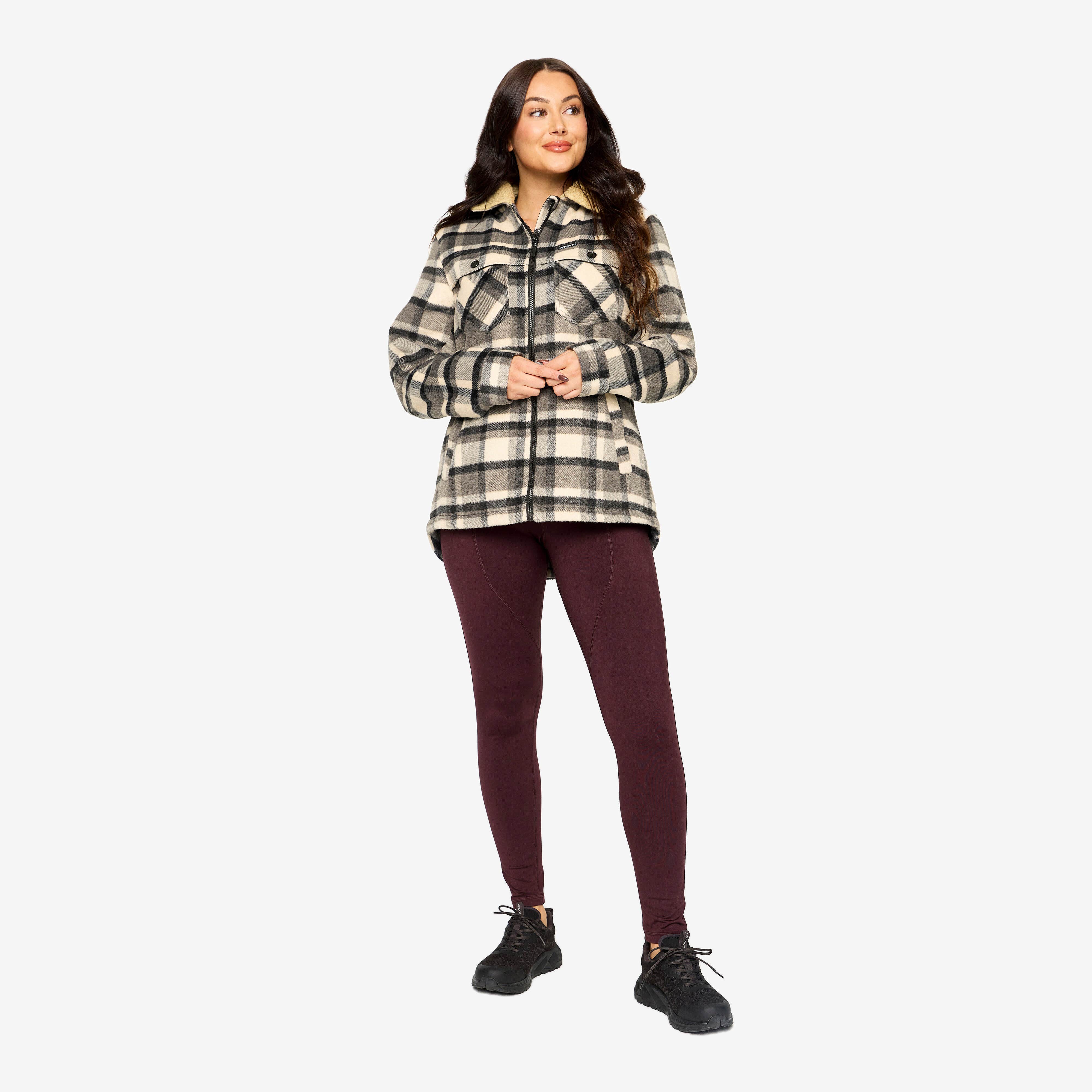Lumber Jacket Femme Tofu/Anthracite