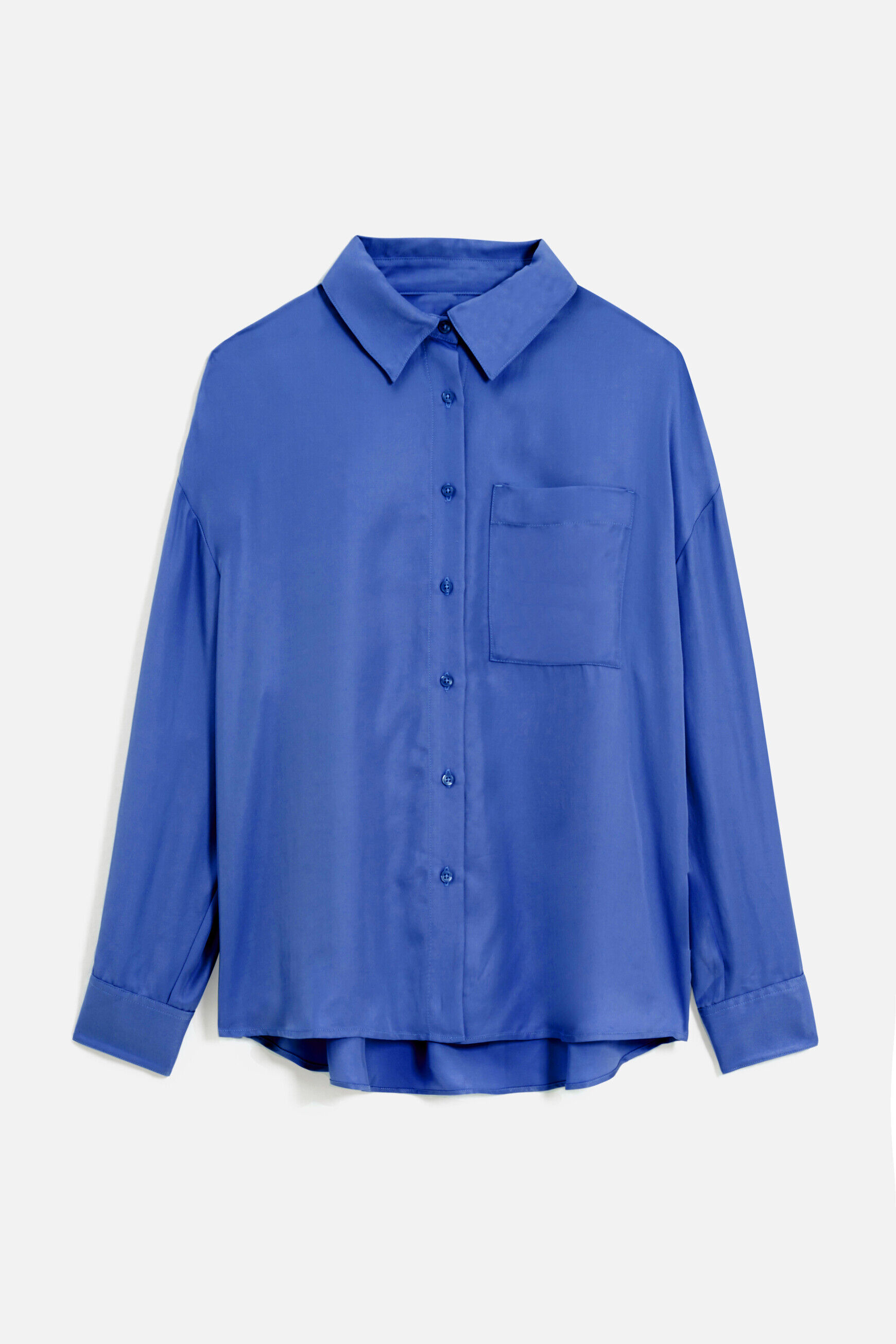 Chemise cabin2 bleu electrique femme
